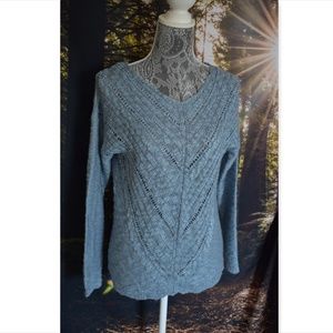 2/$20!  Cheveron Knit V Neck Sweater